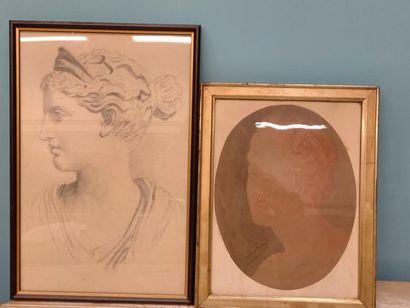2 dessins
Femme de profil
49 x 31 cm