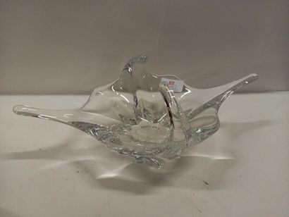 BACCARAT coupe de forme libre 