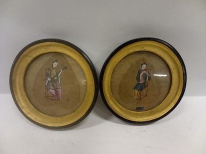 Deux peintures à la gouache
Canton 19ème
D...