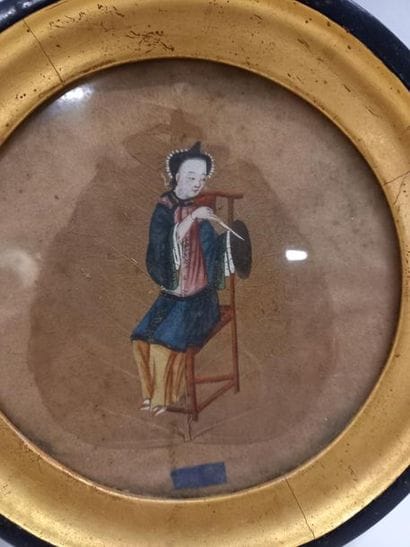 Deux peintures à la gouache
Canton 19ème
D...