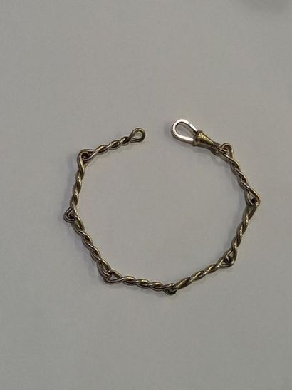 Bracelet en argent
Pds : 8g