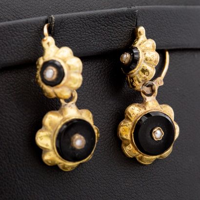 Parure Napoléon III en or jaune 18 K (750)...