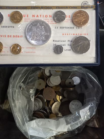 Lot de pièces divers France et étranger