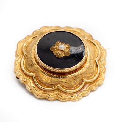 Parure Napoléon III en or jaune 18 K (750)...