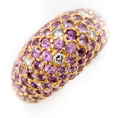 POIRAY signée. Bague en or jaune (750) 18K...