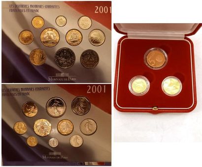 Série FDC BU 2001 et coffret MONACO B E 2005....