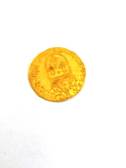 Charles IX, Ecu de France couronné, Croix...