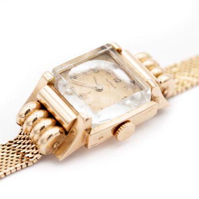 FLORUS. Montre bracelet de dame. Boîtier...