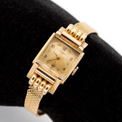 FLORUS. Montre bracelet de dame. Boîtier...