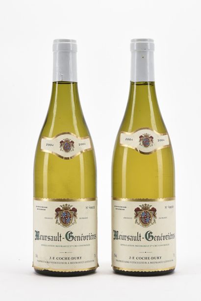 2 B MEURSAULT-GENEVRIÈRES (1er Cru) (1 e.a.)...