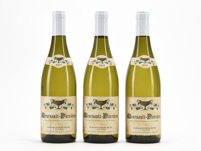 3 B MEURSAULT-PERRIERES (1er Cru) Domaine...