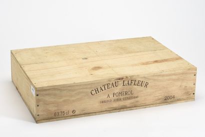 6 B CHÂTEAU LAFLEUR (Caisse Bois d'origine)...