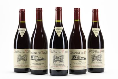 1 B CÔTES DU RHÔNE Rouge Château des Tours...
