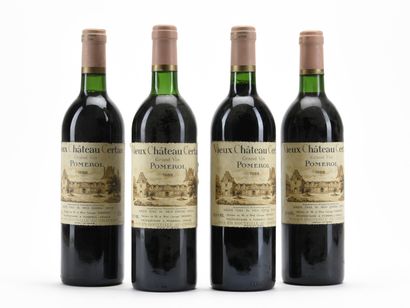 4 B VIEUX CHÂTEAU CERTAN (2 B.G; 1 T.L.B;...