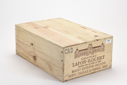 12 B CHÂTEAU LAFON ROCHET (Caisse Bois d'origine)...