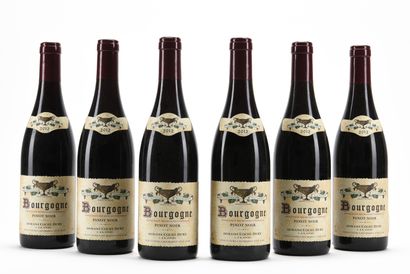 6 B BOURGOGNE PINOT NOIR Domaine Coche-Dury...