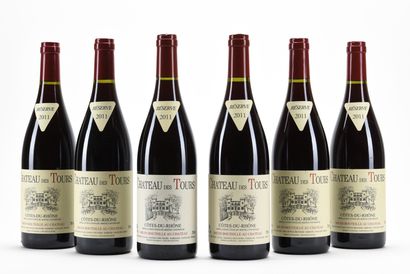 6 B CÔTES DU RHÔNE Rouge (2 e.l.a.) Château...