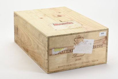 12 B CHÂTEAU BELLE-BRISE (Caisse Bois d'origine)...