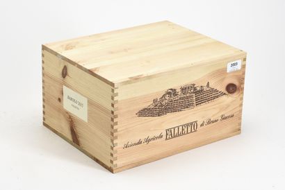 6 B BAROLO FALLETTO (Caisse Bois d'origine)...