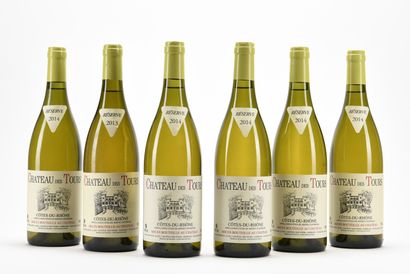 5 B CÔTES DU RHÔNE Blanc Château des Tours...