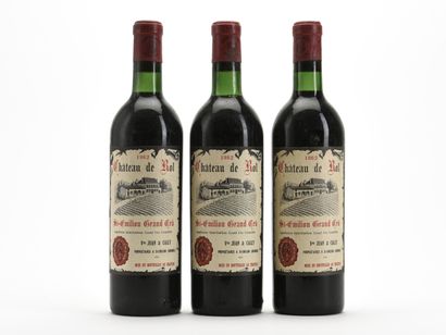 3 B CHÂTEAU DE ROL (B.G.) GC Saint-Emilion...