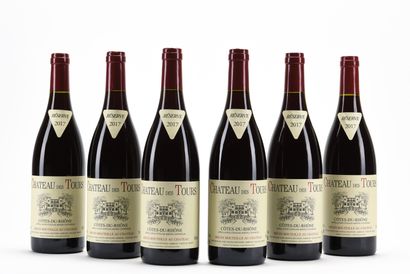 6 B CÔTES DU RHÔNE Rouge Château des Tours...