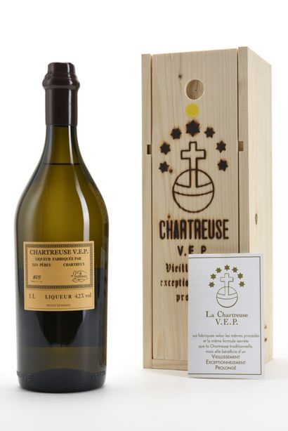 1 B CHARTREUSE JAUNE V.E.P. 100 cl 42% (Caisse...