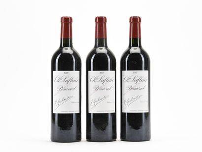 3 B CHÂTEAU LAFLEUR (Caisse Bois d'origine)...