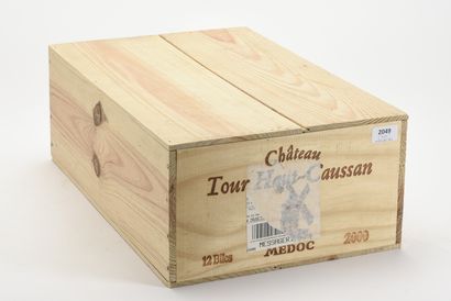12 B CHÂTEAU TOUR HAUT-CAUSSAN (Caisse Bois...
