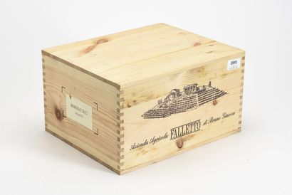 6 B BAROLO FALLETTO (Caisse Bois d'origine)...
