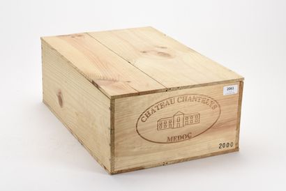 12 B CHÂTEAU CHANTELYS (Caisse Bois d'origine)...