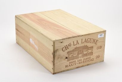 12 B CHÂTEAU LA LA LAGUNE (Caisse Bois d'origine)...