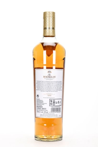 1 B WHISKY SINGLE MALT TRIPLE CASK MATURED...