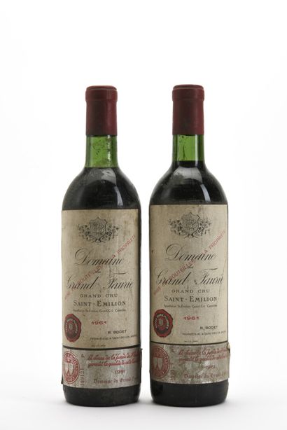 2 B DOMAINE DU GRAND FAURIE (1 B.G.-; e.t.h.)...