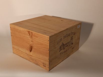6 Mag VIEUX CHÂTEAU CERTAN (Caisse Bois d'origine)...
