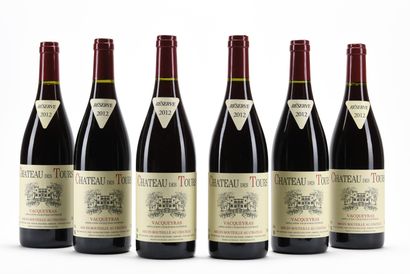 6 B VACQUEYRAS Château des Tours 2012