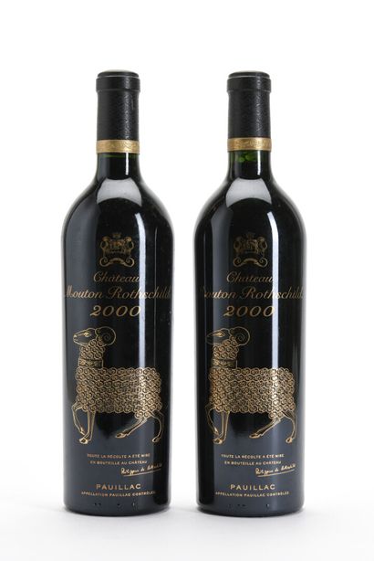 2 B CHÂTEAU MOUTON ROTHSCHILD GCC1 Pauillac...