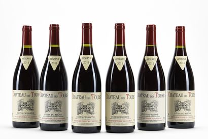 6 B CÔTES DU RHÔNE Rouge (2 e.l.a.) Château...