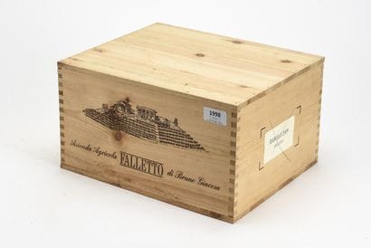 6 B BAROLO FALLETTO (Caisse Bois d'origine)...