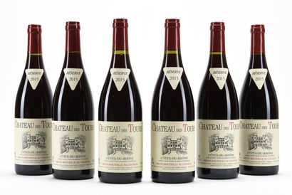 6 B CÔTES DU RHÔNE Rouge Château des Tours...