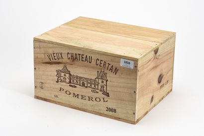 6 B VIEUX CHÂTEAU CERTAN (Caisse Bois d'origine)...