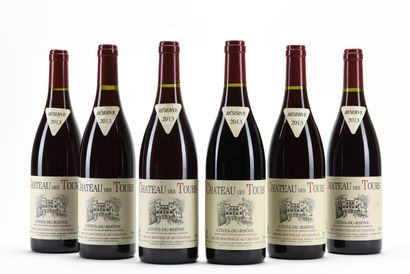 6 B CÔTES DU RHÔNE Rouge (1 e.l.s; 1 e.l.a.)...