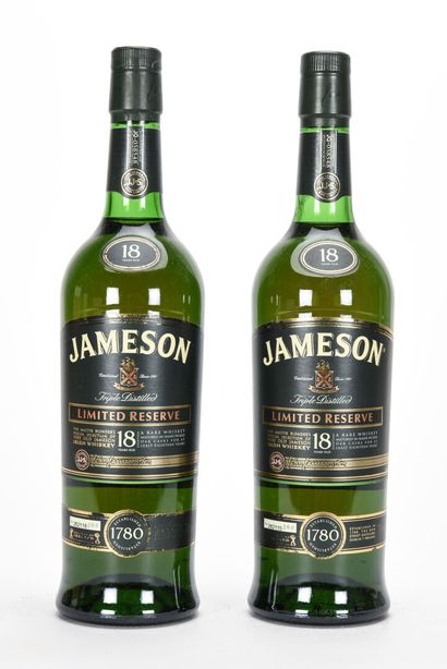 2 B WHISKY LIMITED RESERVED 18 ANS D'ÂGE...