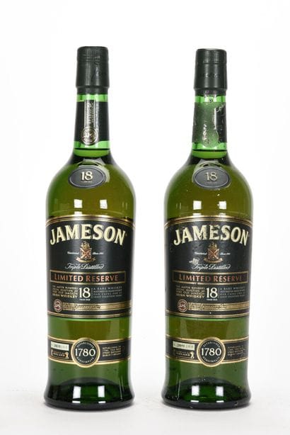 2 B WHISKY LIMITED RESERVED 18 ANS D'ÂGE...