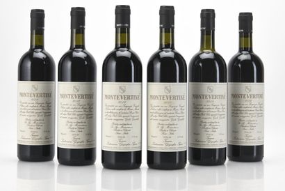 6 B I.G.T. TOSCANA MONTEVERTINE (Carton d'origine)...