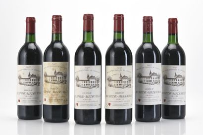 6 B CHÂTEAU RESPIDE-MÉDEVILLE Rouge (2 B.G;...