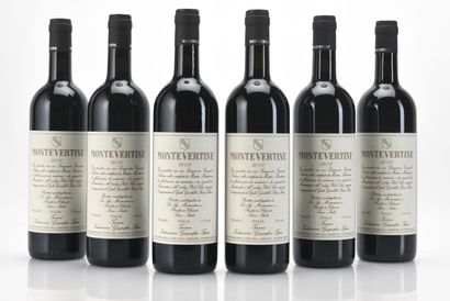 6 B I.G.T. TOSCANA MONTEVERTINE (Carton d'origine)...