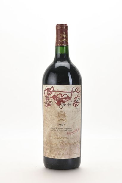 1 Mag CHÂTEAU MOUTON ROTHSCHILD (e.t.h. fortes;...