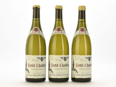 3 B PETIT CHABLIS Domaine Vincent Dauvissat...