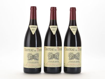 3 B CÔTES DU RHÔNE Rouge (1 e.l.a.) Château...